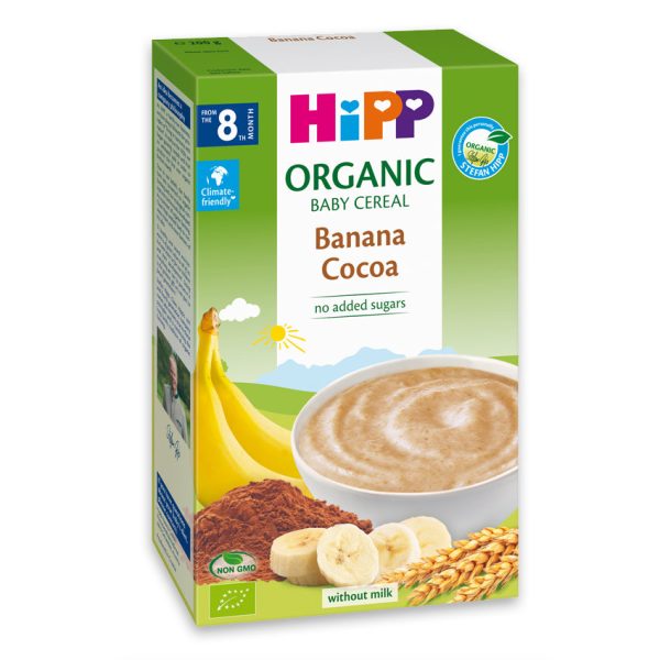 HiPP Banana Cocoa Organic Baby Cereal 200 g_image1