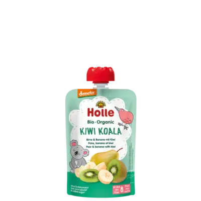 Holle Kiwi Koala - Pouch pear & banana with kiwi 100 g_image1