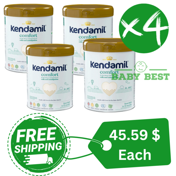 kendamil comfort baby formula 4 pack 4x800g